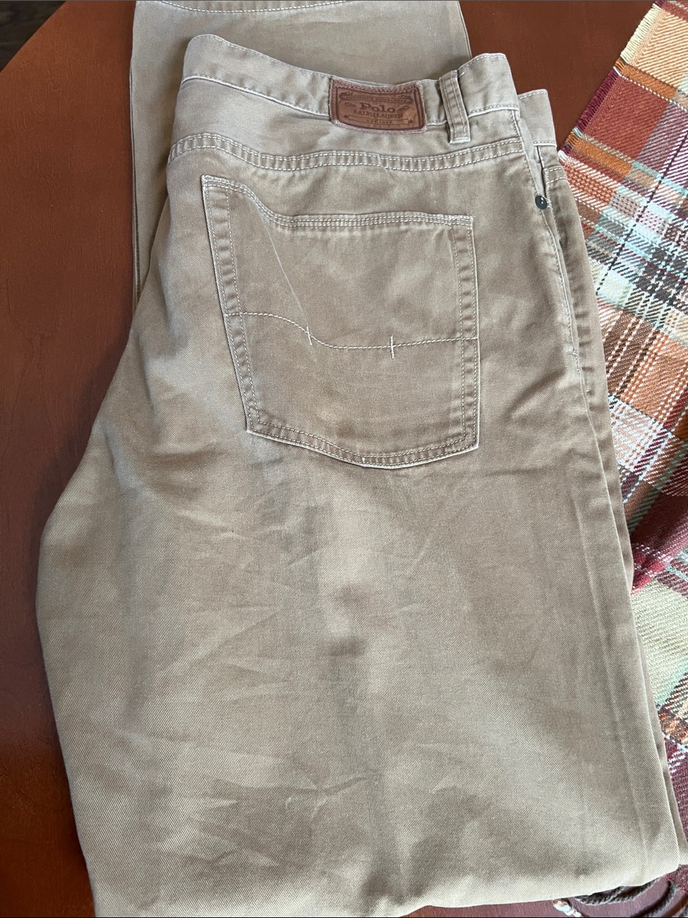 Polo by Ralph Lauren Men's Khaki Cotton Chinos